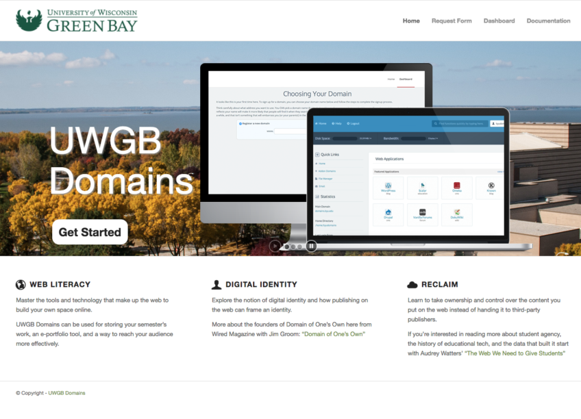 UWGB Domains Check-up